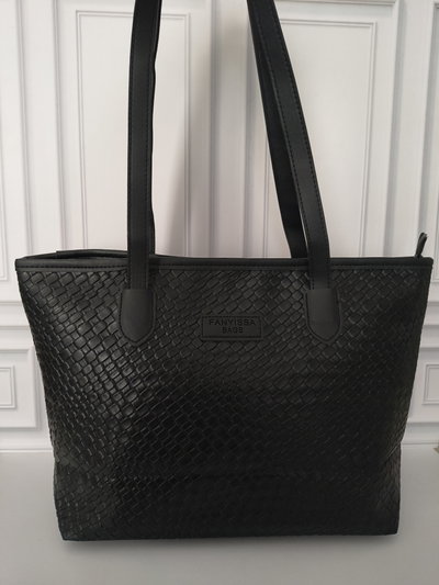 TOTE BAG NISSA NEGRO