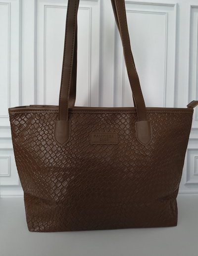 TOTE BAG NISSA MARRÓN CLARO 