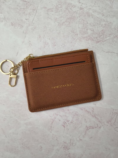 BILLETERA TARJETERO CHICO VENECIA MARRÓN 