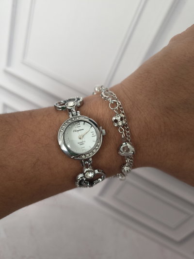 RELOJ KIOTO PLATEADO 1