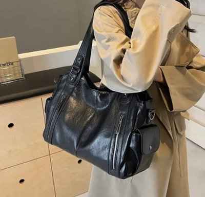 TOTE BAG GRECIA BLACK