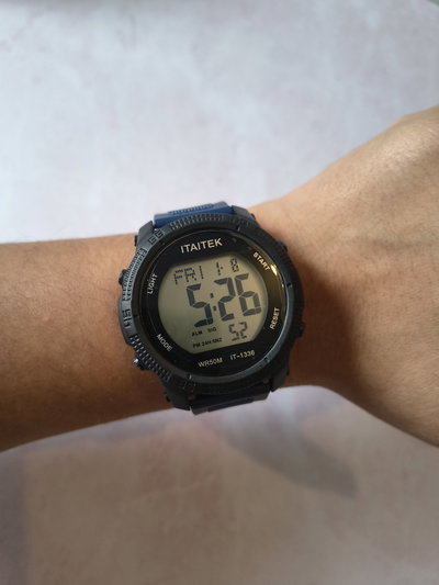 RELOJ  PAUL AZUL 