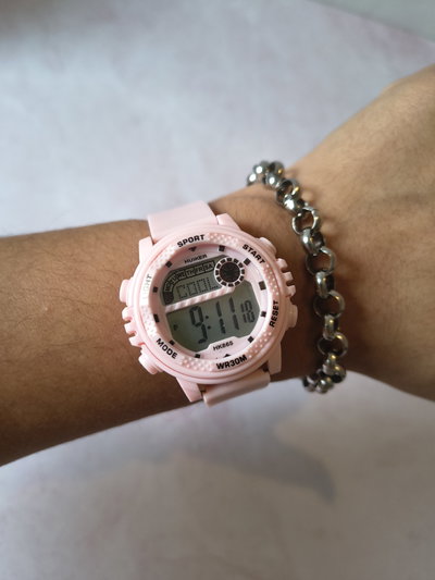 RELOJ  SIRENA ROSA 