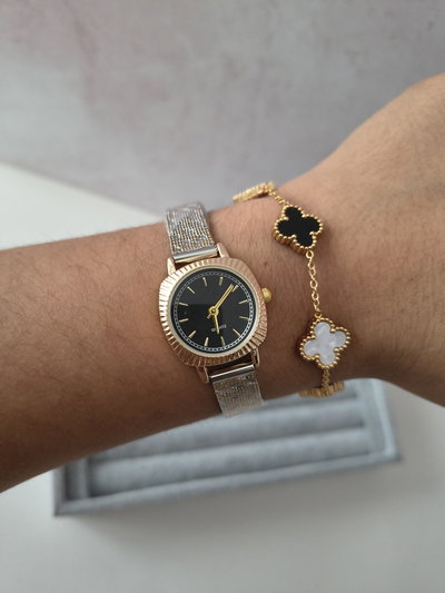 RELOJ MIAMI DORADO