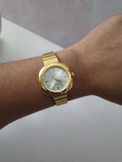 RELOJ DALMA DORADO F. BLANCO