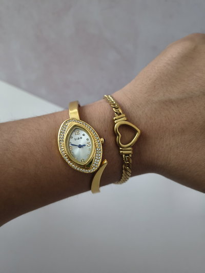 RELOJ MALABIA DORADO 