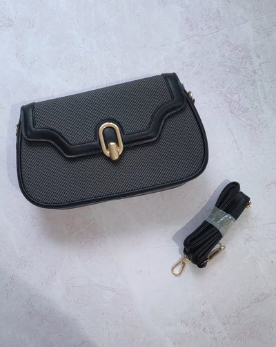 MINI BAGS VICTORIA AZUL NEGRO 