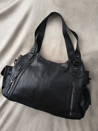 TOTE BAG GRECIA BLACK 