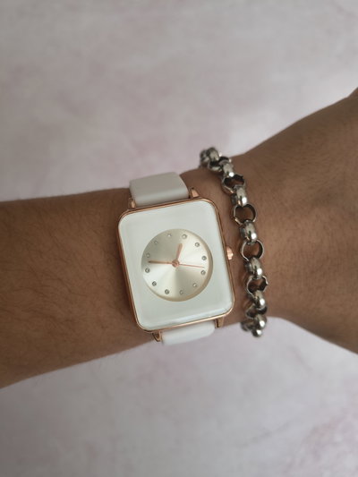 RELOJ  BIANCA BLANCO
