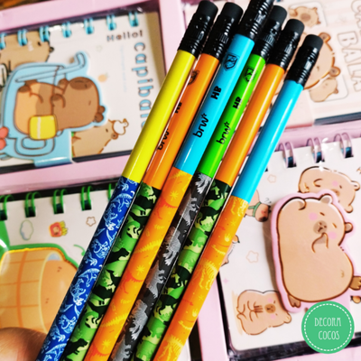 Lápiz con goma T-Rex