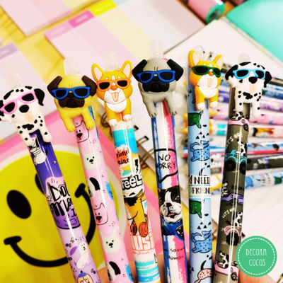 Bolígrafo Borrable Perritos