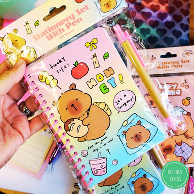 Libreta Capibara + Boligrafo