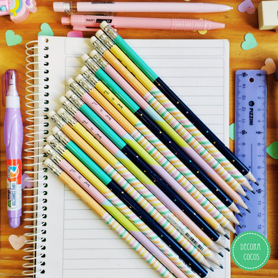 Lápiz con goma Multicolor