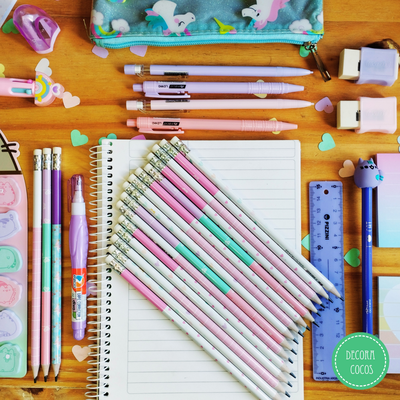 Lápiz con goma Corazones