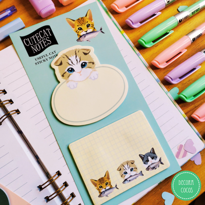 Set de Notas adhesivas Gatos