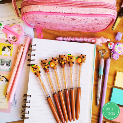 Bolígrafo Capibara Glitter