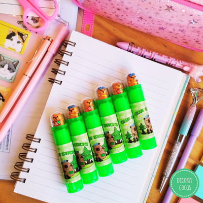 Pegamento en barra Capibara burbuja