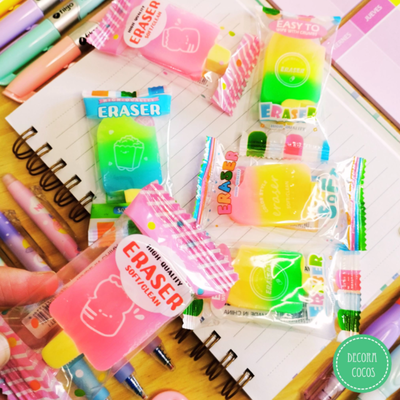 Goma de Borrar Palito Helado