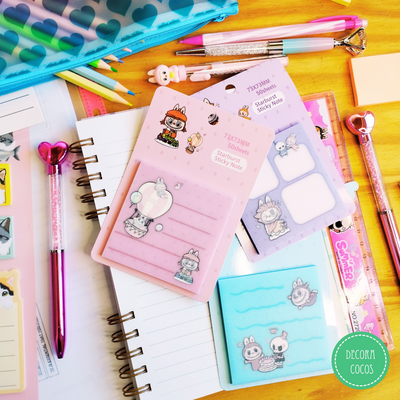 Notas adhesivas Transparentes y brillantes