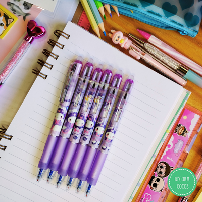 Bolígrafo Borrable Cute Lila