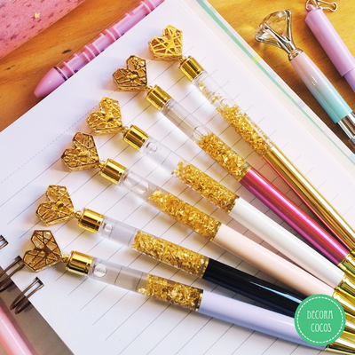 Bolígrafo Metal Corazón 3D Elegance