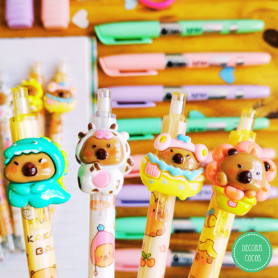 Bolígrafo retráctil Capibara