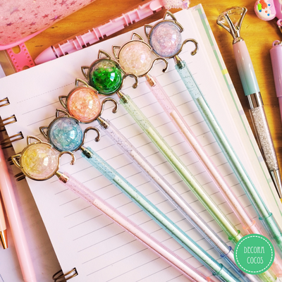 Bol铆grafo Gatito Cristal