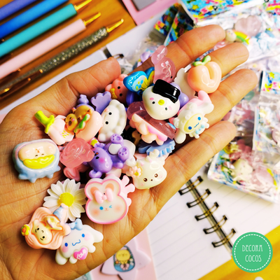 Set de Apliques de resina - Charms