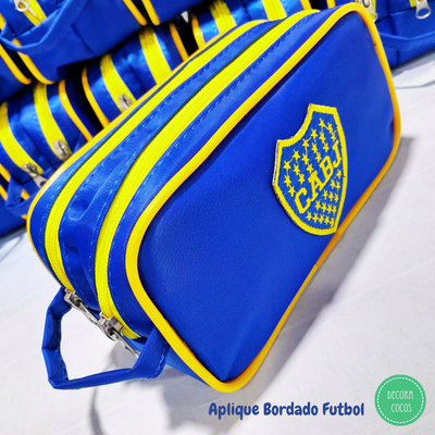 PREVENTA - Cartucheras Apliques Bordados VUELTA AL COLE