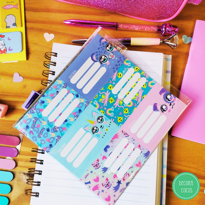 Etiquetas escolares Gatitos