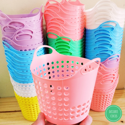 Canastitas tono Pastel souvenir