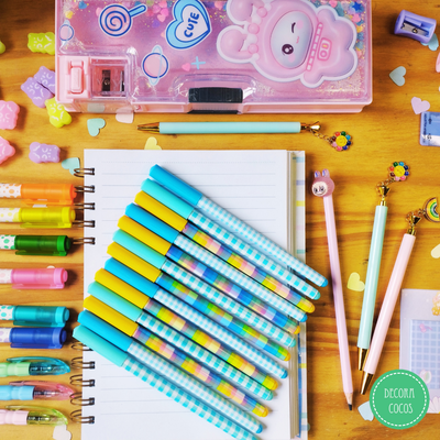 Bolígrafo diseño pastel