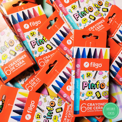 Crayones Filgo x 6 colores