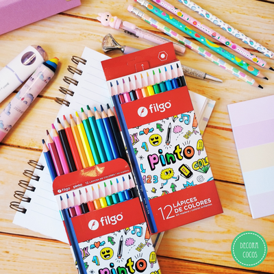 Lápices de color x 12 Filgo