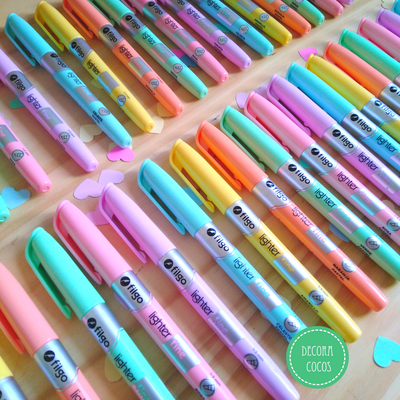 PROMO - 4 X Resaltadores Filgo Pastel