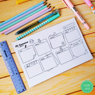 Planner semanal - Varios diseños!