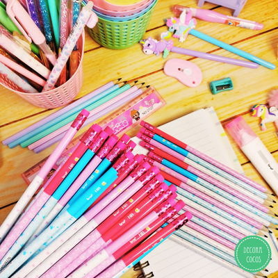 PACK X 4 - Lápiz con goma Fantasy