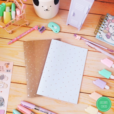 Libreta con foil