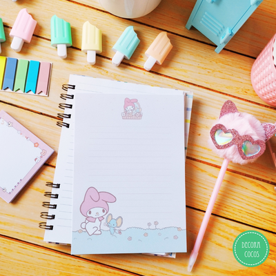 Papel para Cartas y Journaling My Melody