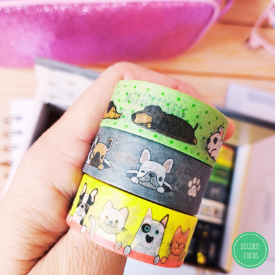 Washi tape Mascotas