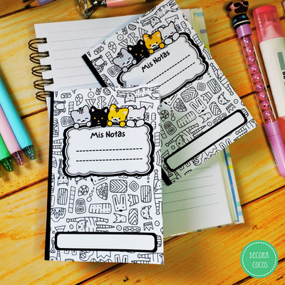 Libreta Gatitos A6