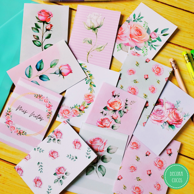 Libretas Rosas x docena