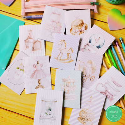 Libretas Shabby Chic x docena
