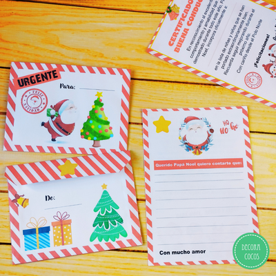 💌 Set de cartas ~ Papá Noel