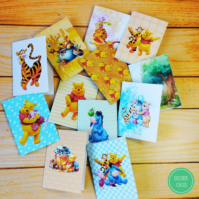 Libretas Winnie Pooh x docena