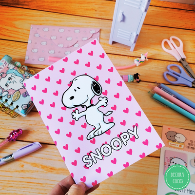 Libreta Snoopy A5