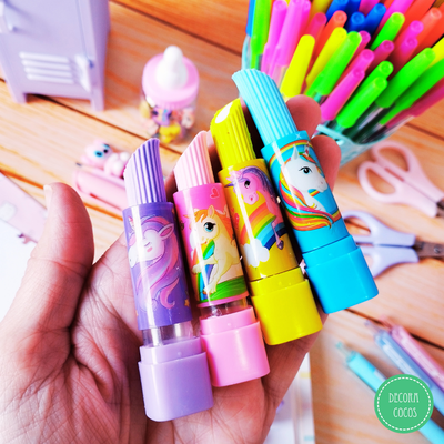 Goma de Borrar Labial Unicornio