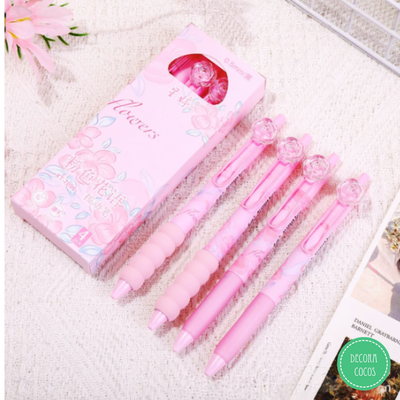 Set x 4 Bolígrafos Rosa