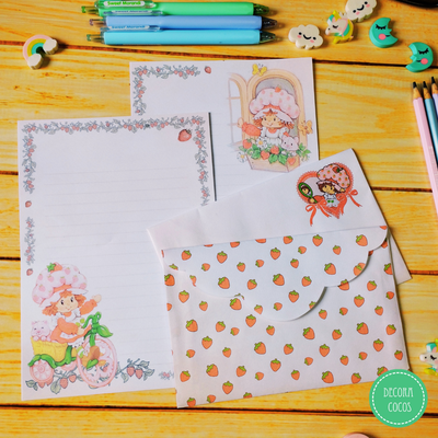 💌 Set de cartas ~ Frutillitas