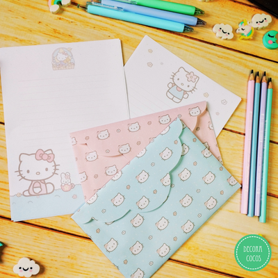 💌 Set de cartas ~ Hello Kitty